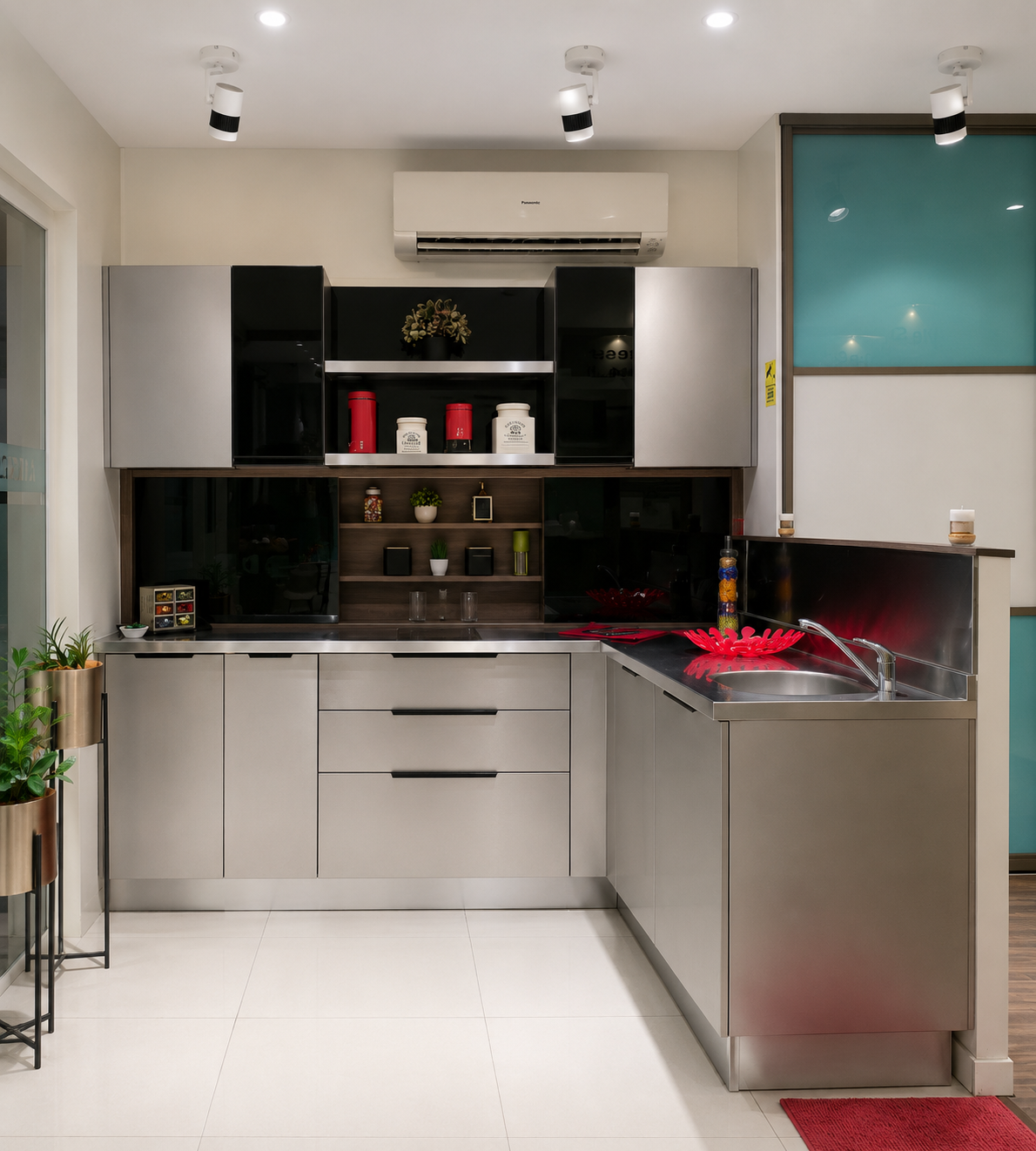 Modular steel kitchen cabinets